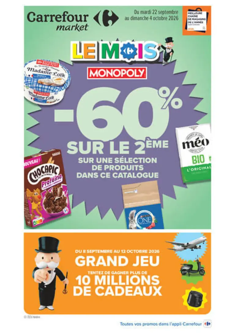 Carrefour Market catalogue du 22.09.2026