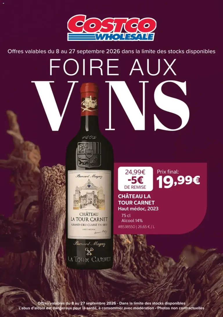 Costco catalogue du 08.09.2026