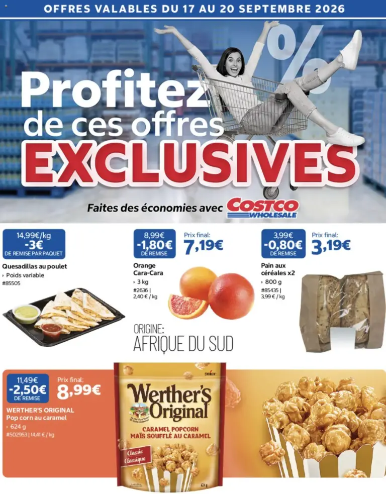 Costco catalogue du 17.09.2026
