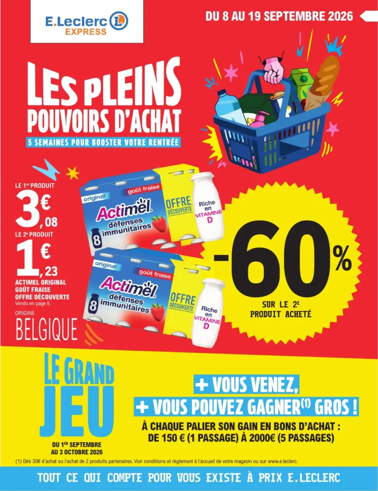 E.Leclerc catalogue du 08.09.2026