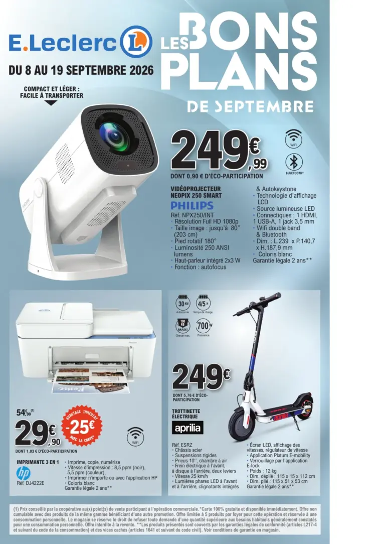 E.Leclerc catalogue du 08.09.2026