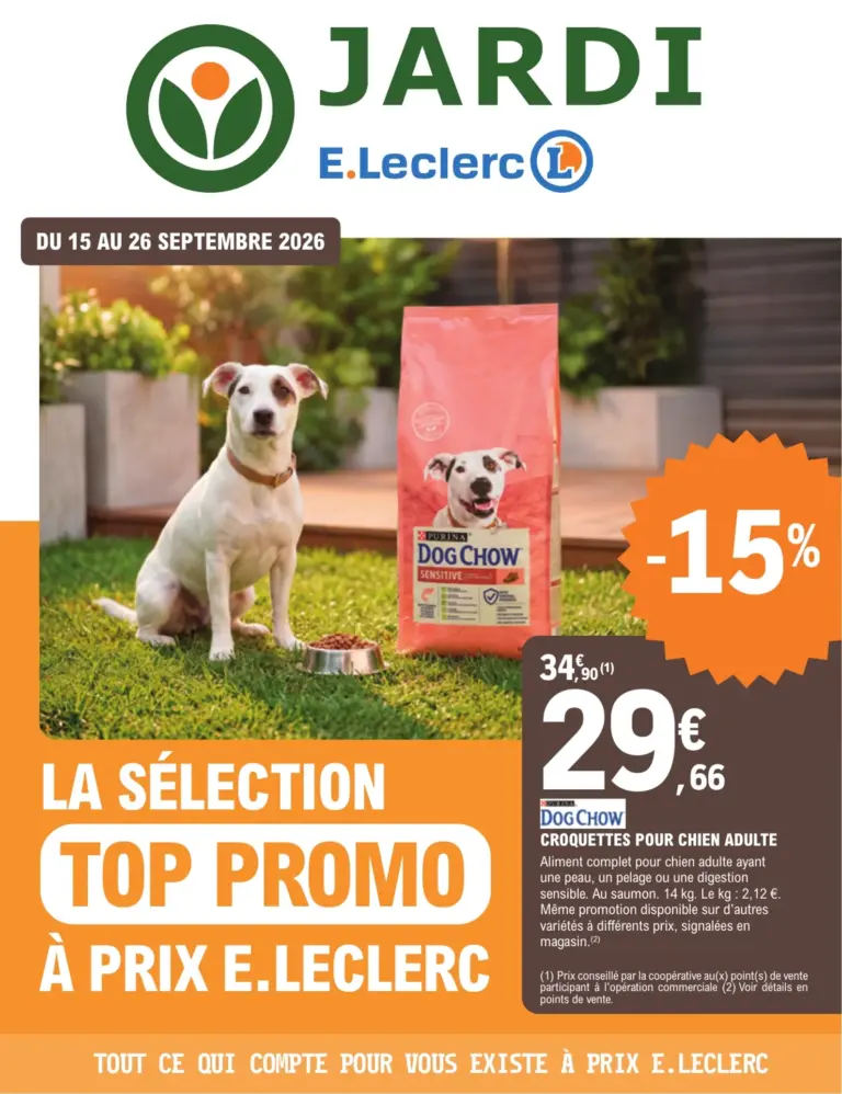 E.Leclerc catalogue du 15.09.2026