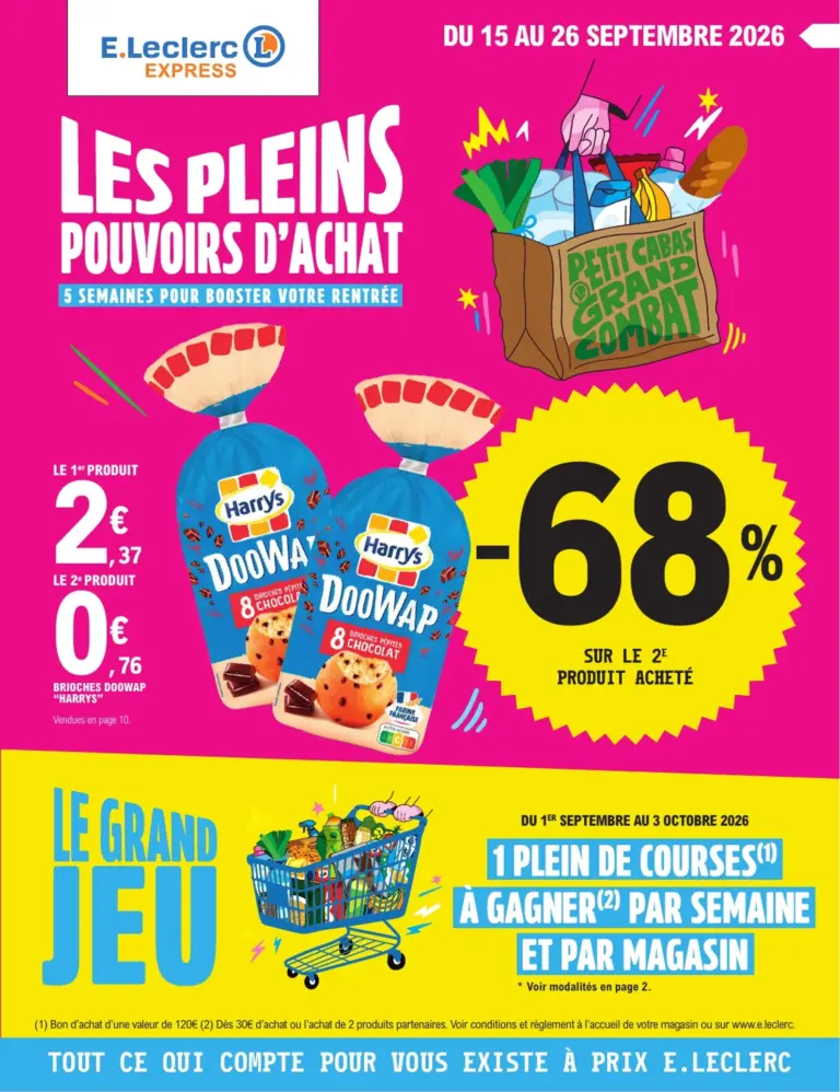 E.Leclerc catalogue du 15.09.2026