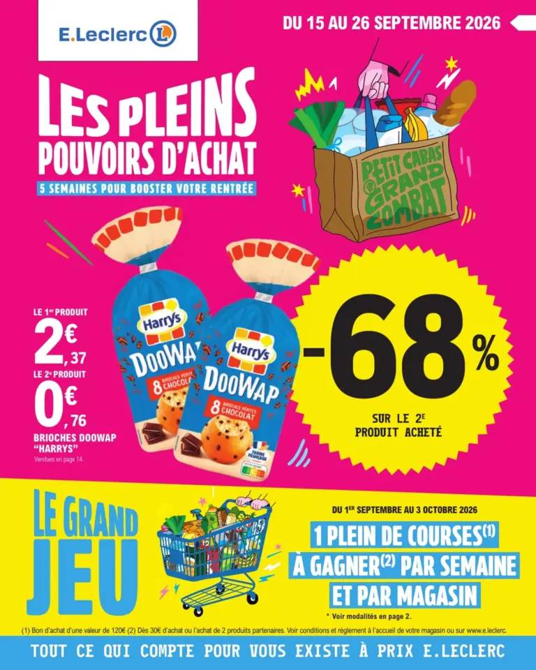 E.Leclerc catalogue du 15.09.2026