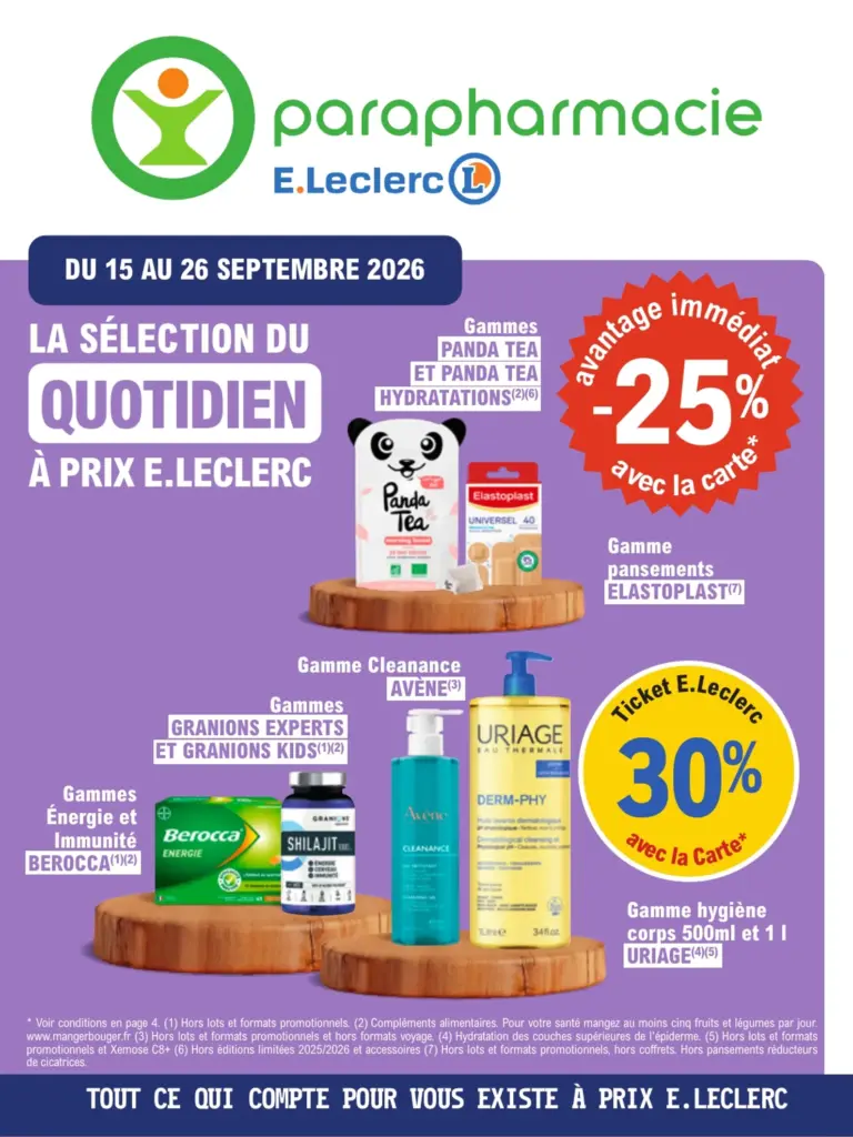 E.Leclerc catalogue du 15.09.2026