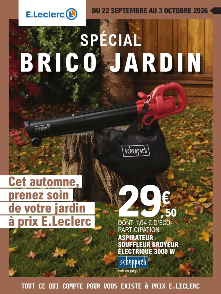 E.Leclerc catalogue du 22.09.2026