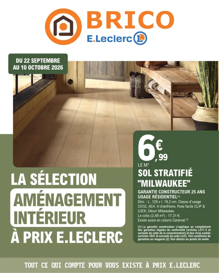 E.Leclerc catalogue du 22.09.2026