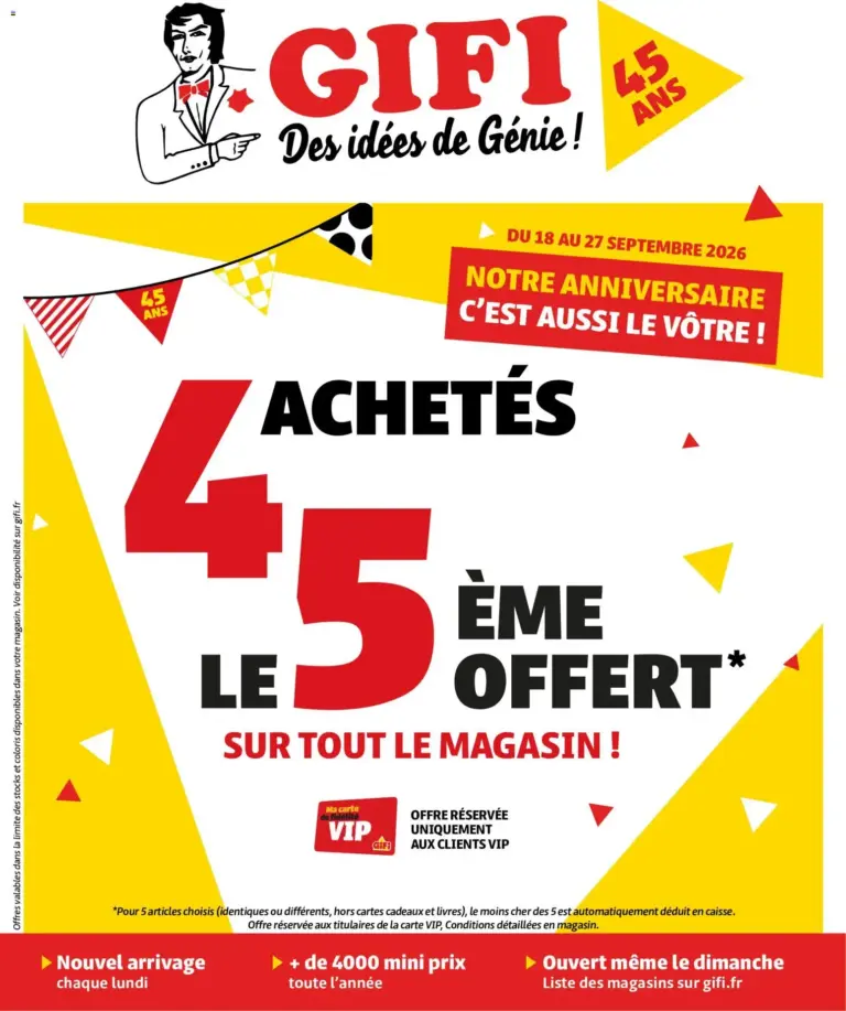 GiFi catalogue du 18.09.2026