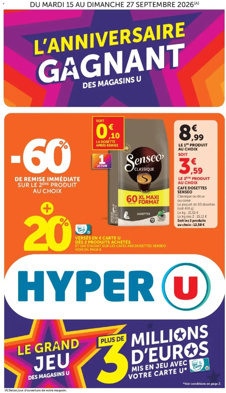 Hyper U catalogue du 15.09.2026