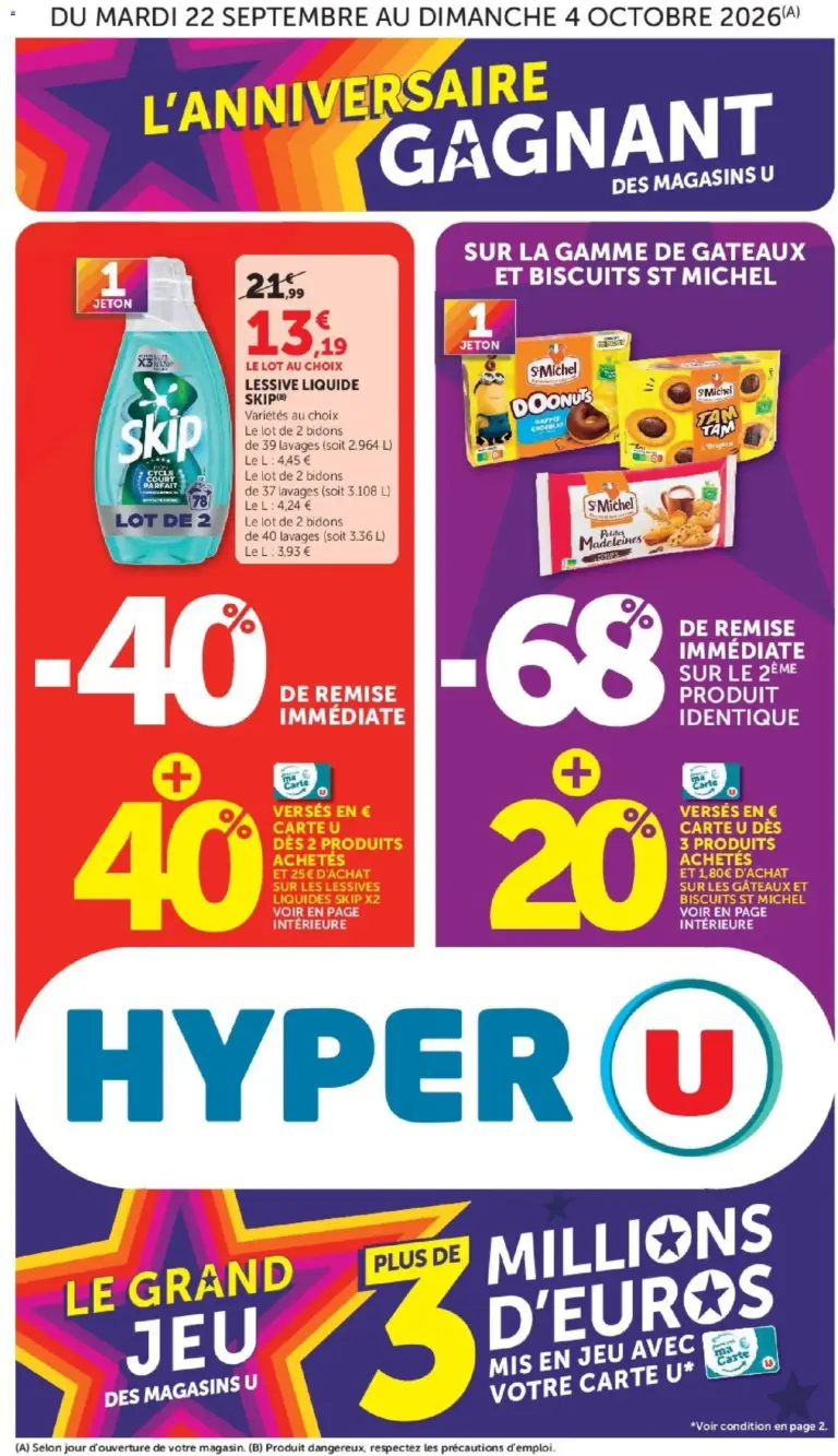 Hyper U catalogue du 22.09.2026