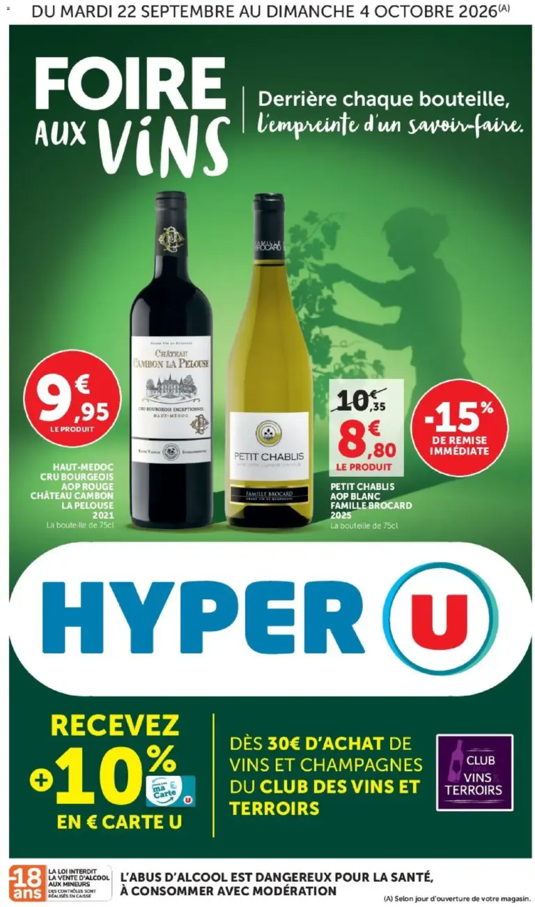 Hyper U catalogue du 22.09.2026