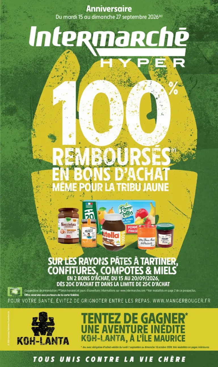 Intermarché catalogue du 15.09.2026