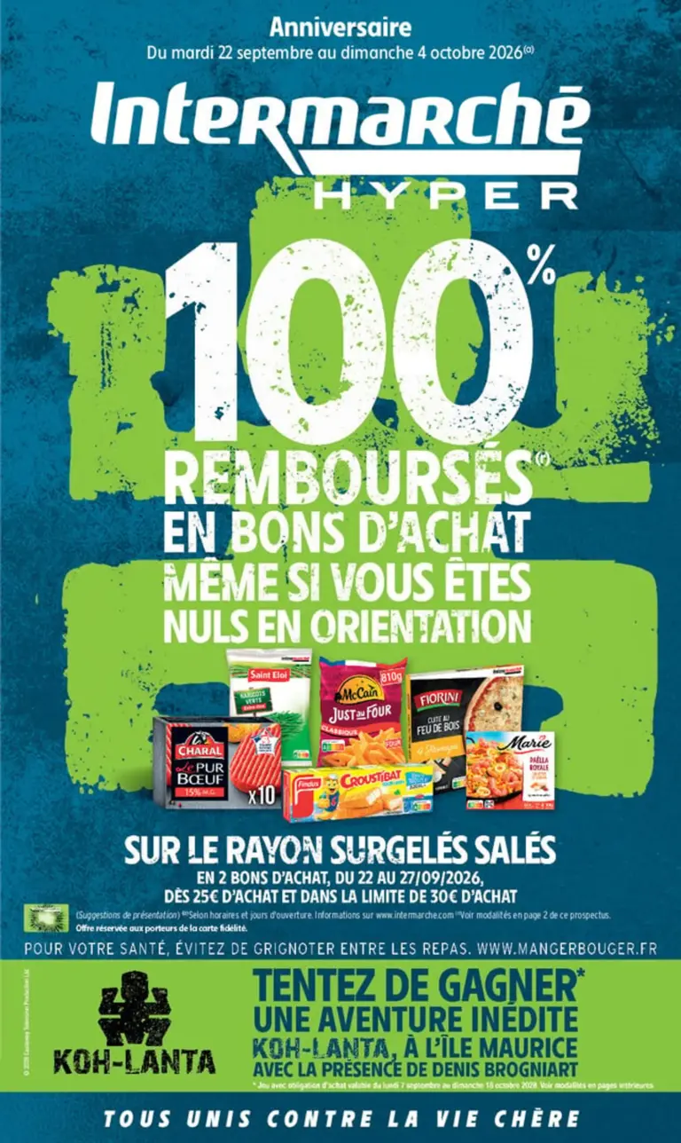 Intermarché catalogue du 22.09.2026