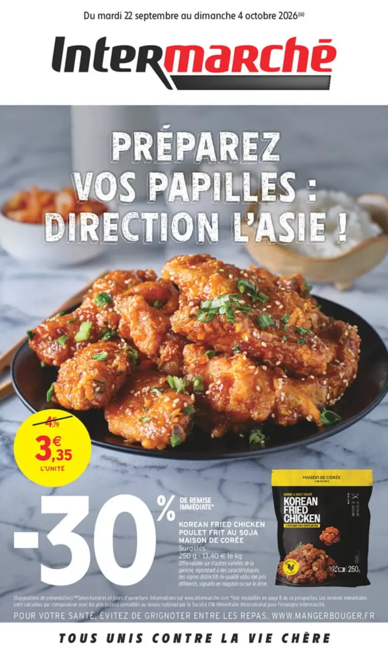 Intermarché catalogue du 22.09.2026