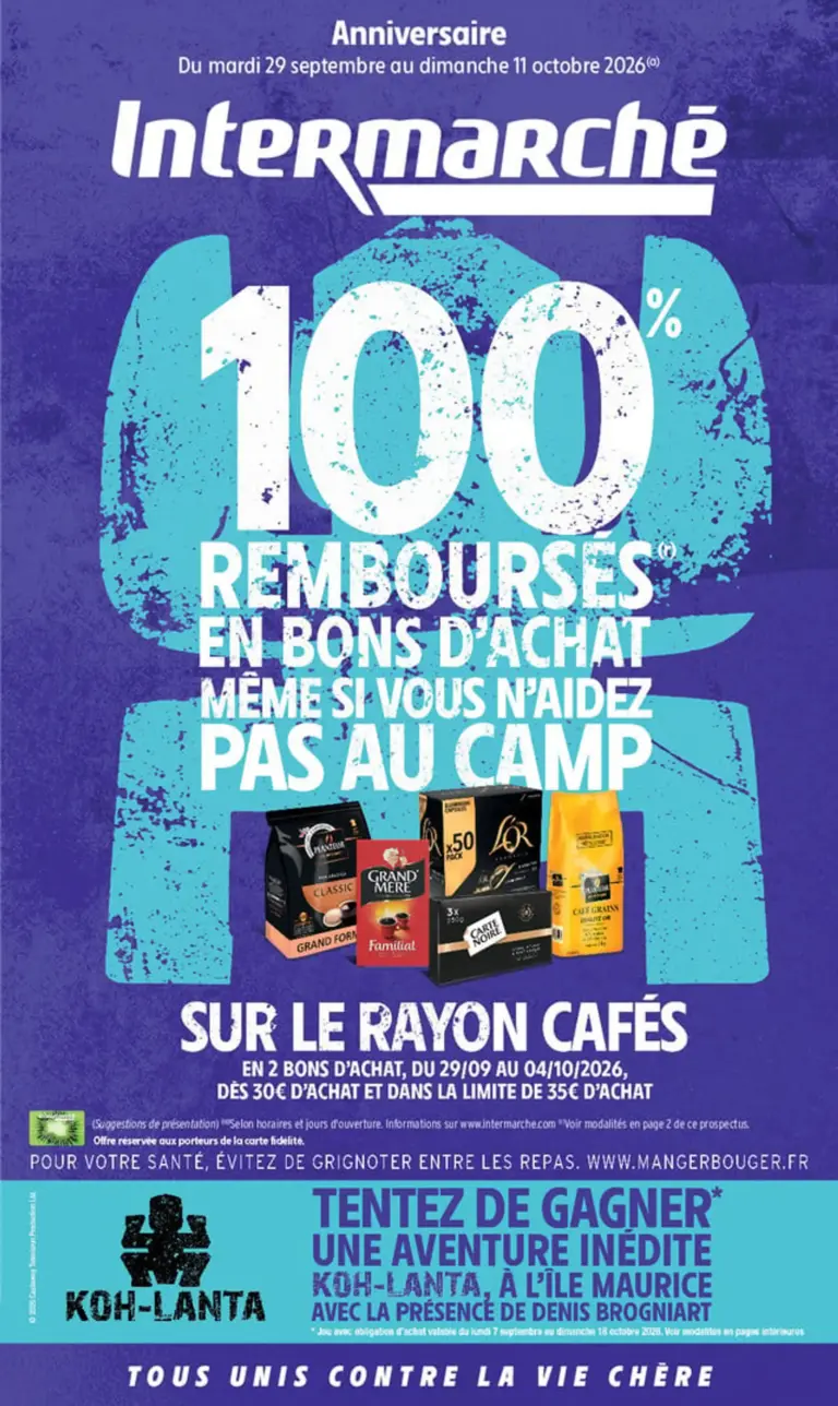 Intermarché catalogue du 29.09.2026