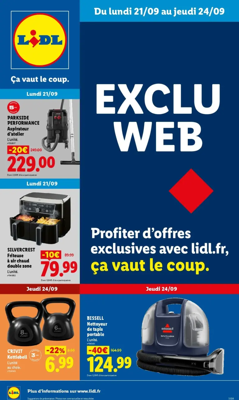 LIDL catalogue du 21.09.2026