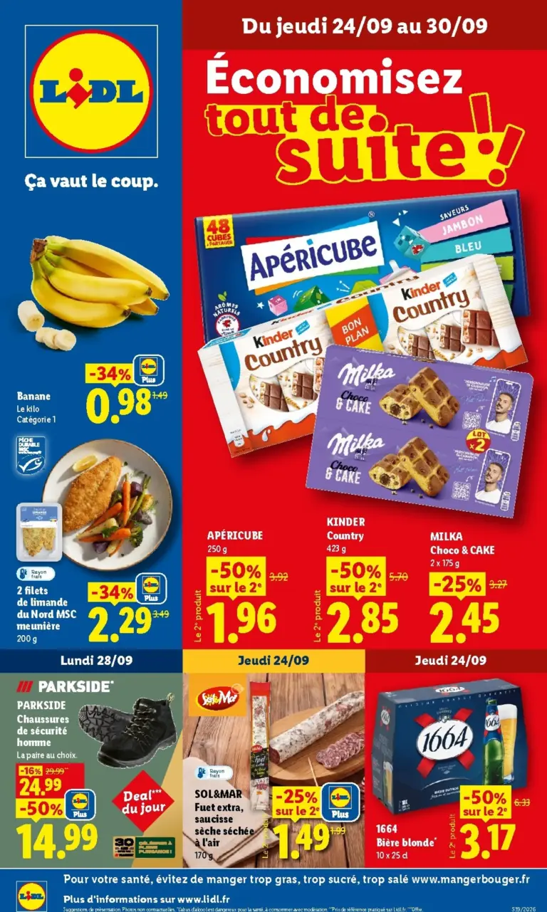 LIDL catalogue du 24.09.2026