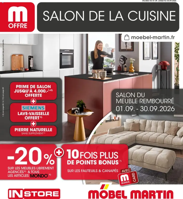 Möbel Martin catalogue du 01.09.2026