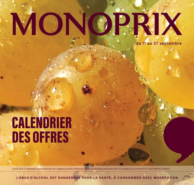 Monoprix catalogue du 11.09.2026