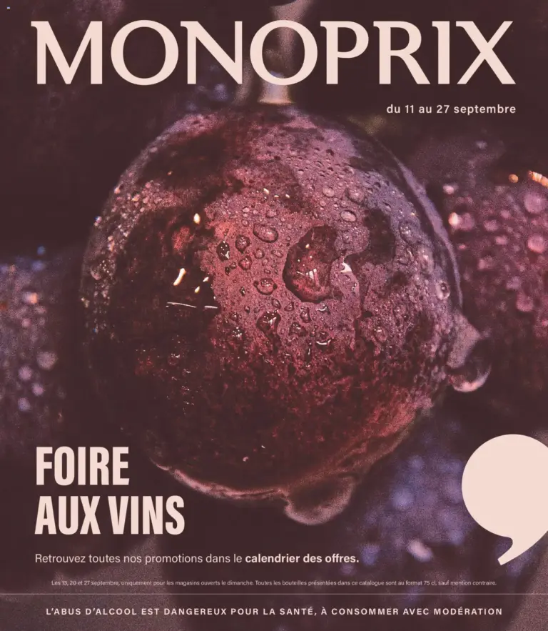 Monoprix catalogue du 11.09.2026