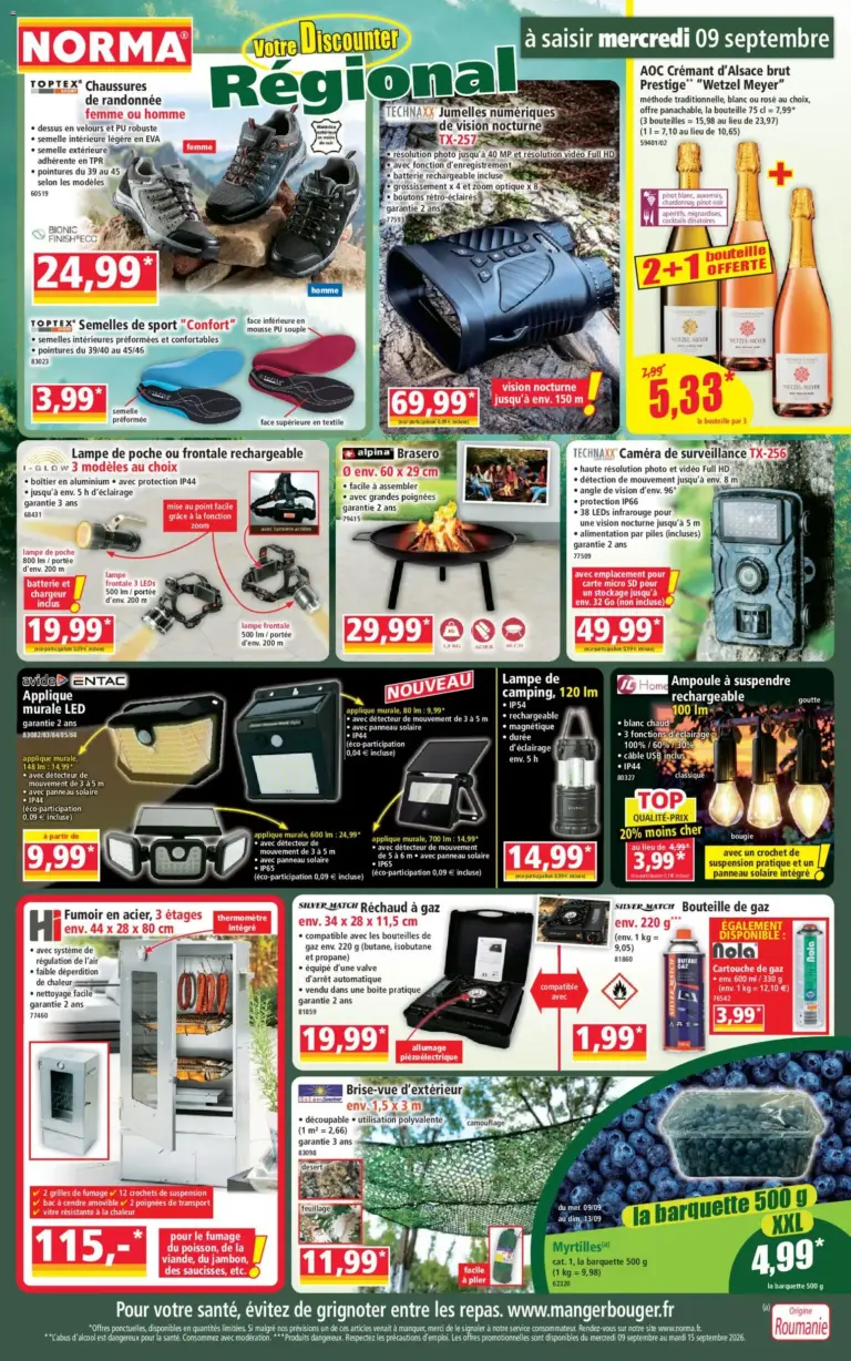 Norma catalogue du 09.09.2026