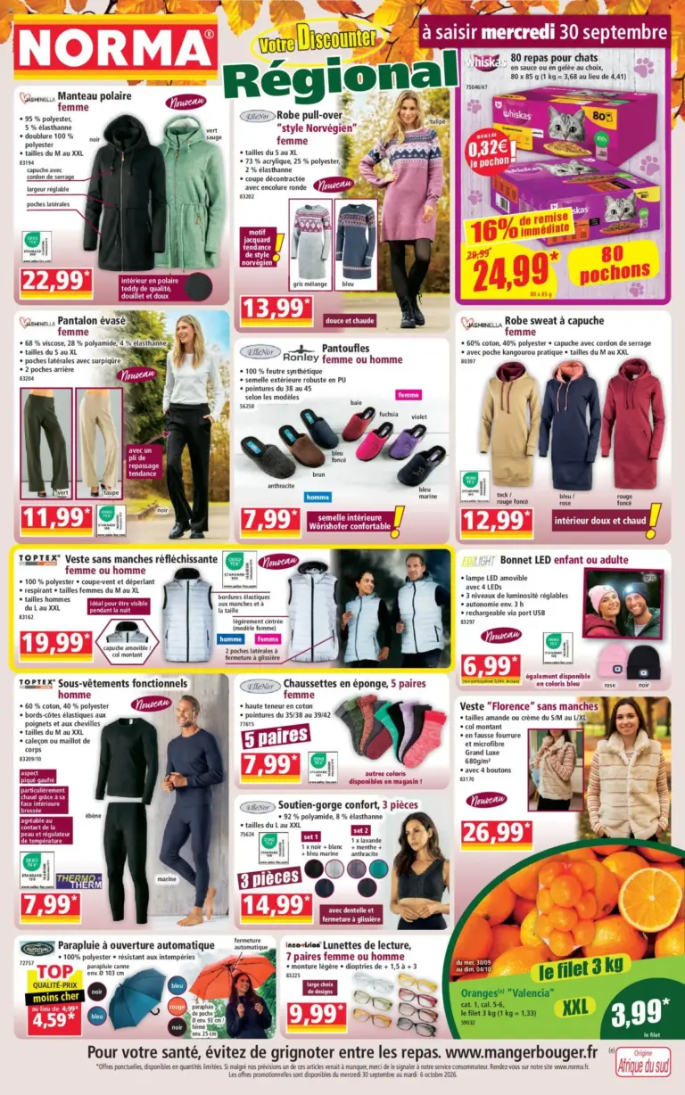 Norma catalogue du 30.09.2026