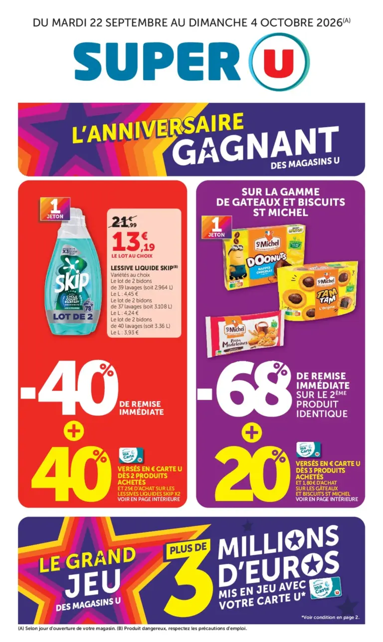Super U catalogue du 22.09.2026