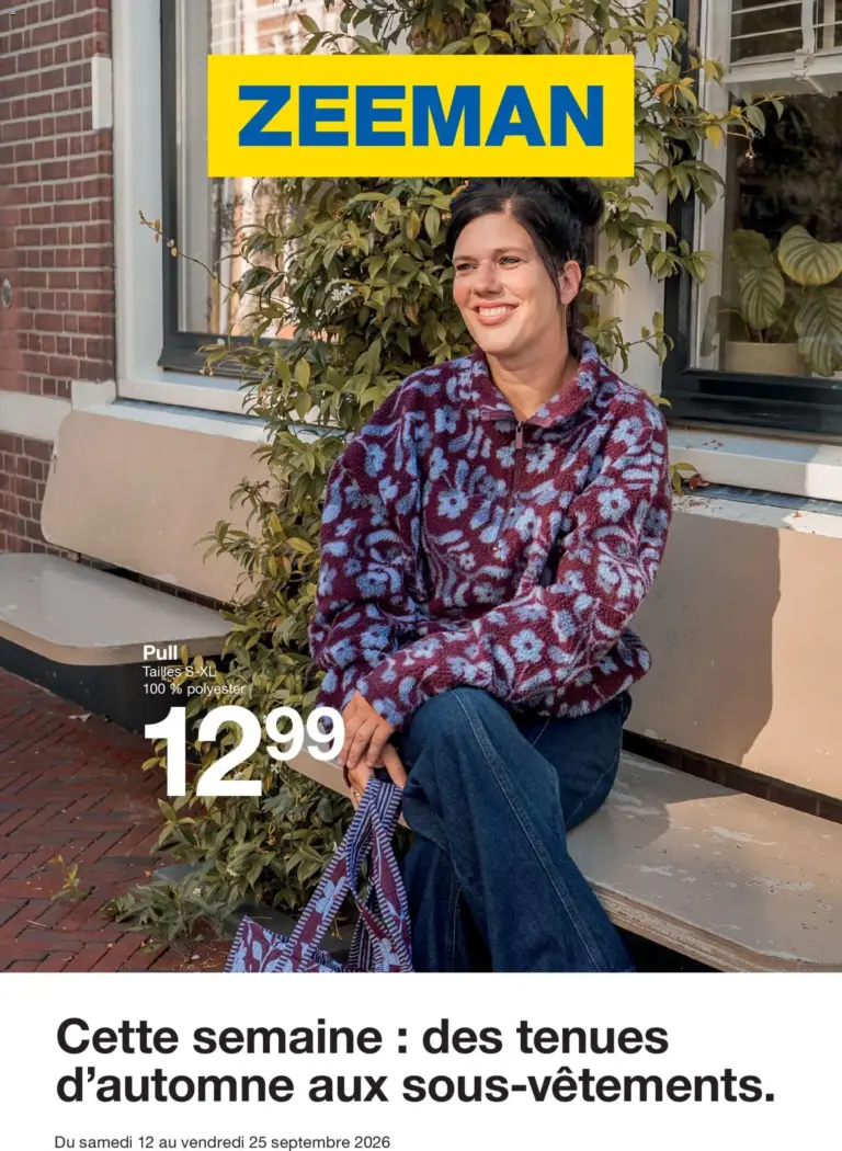 Zeeman catalogue du 12.09.2026